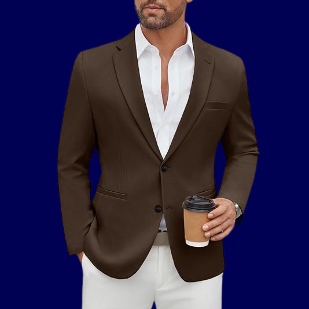 Hugo – Elegant Espressobrun Kavaj